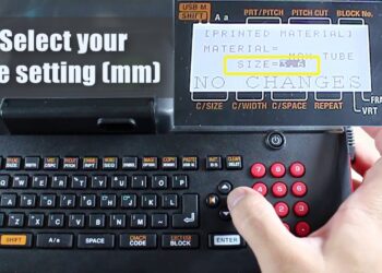 Max LM 550A – Mengatur material