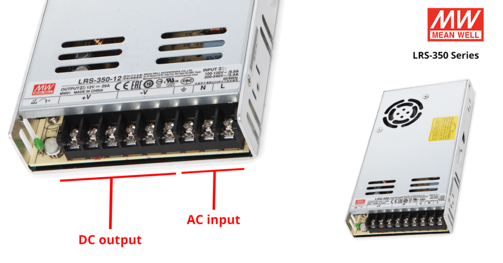 mean well lrs 350 series screw terminal
